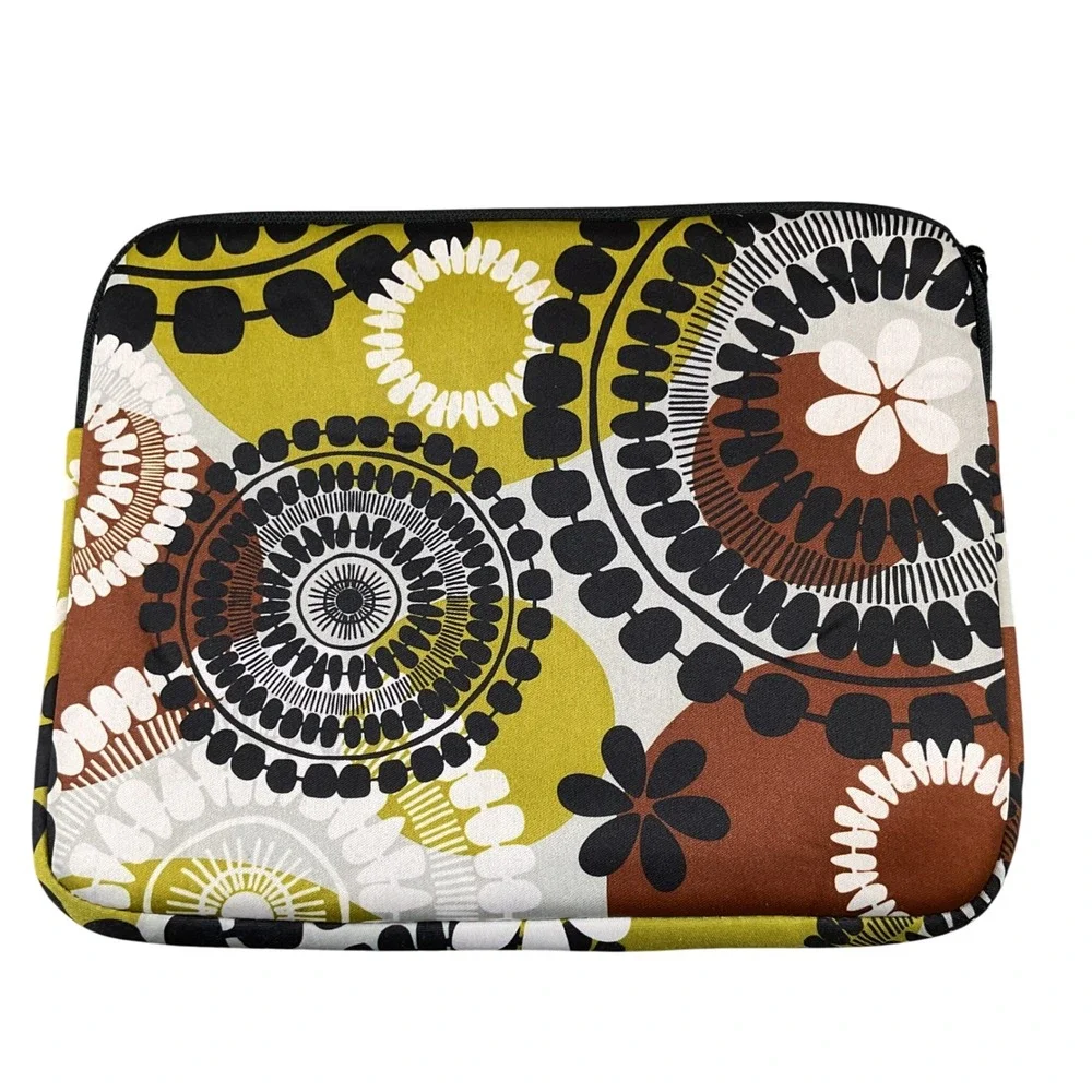 Vera Bradley Laptop Sleeve Pouch Case Tablet Cover Organizer Colorful‎ Pattern